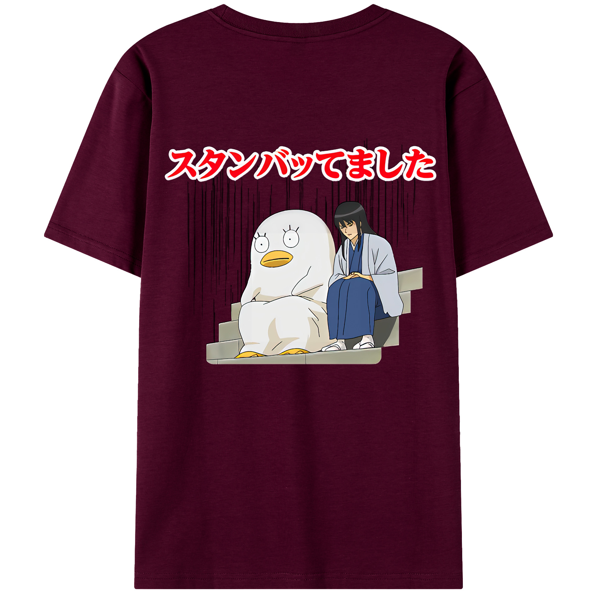 （画像用） ぎんたま 坂田銀時（さかたぎんとき） 神楽 志村新八（しむら しんぱち） GINTAMA Sakata Gintoki Kagura Shimura Shinpachi レディース半袖Tシャツ(バックプリント)